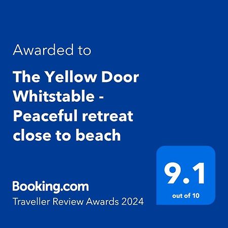 The Yellow Door Whitstable - Peaceful Retreat Close To Beach Exterior foto